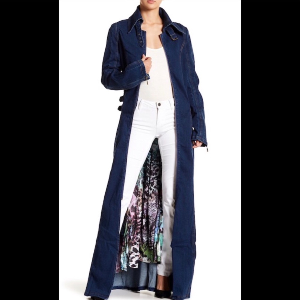 Tov Holy Denim Duster Coat - Rare